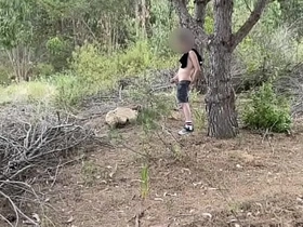 Amateur sweltering twink cruising for sex in the woods founds a nice big horseshit to suck and they both cum age-old asian gay sex videos