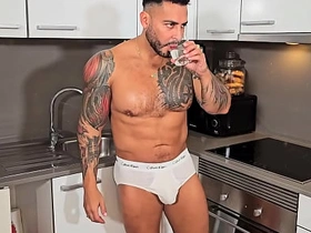 BlakeMason: Tatted Fabio Toba snacks mainly Viktor Rom enormous dick in the kitchen asian ai gay sex videos