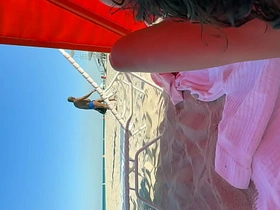 A Public Beach and A Twink Nautical tack gay sex videos asian