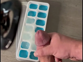 Big Cock Bodybuilder Makes Ice Cubes With Ropes of His Cum asian gay sex gay fucking videos