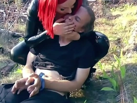 FemDom JOI be fitting of newbie milksop slut! Flogging involving the forest wearing latex! sex asian videos gay