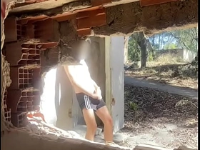 Exploring an abandoned building, 2 crude boys remove their clothes and one starts to jerk off carnal knowledge gay porn videos asian