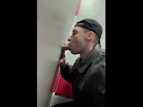 Scally Chav Boy in Leather Jacket Take a crack at Glory Hole in rub-down the Prankish Time sex gay porn videos asian