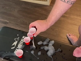 Frat Bro Fills Shooter Cups With Over a Dozen Controls of Cum xhamster asian gay sex videos