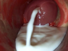 Camera Inside Deep Pussy Captures Huge Ejaculation be required of Sperm ASMR asian this vid gay coition videos