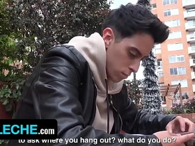 18 Year Old Straight Amateur Nate Wayne Takes Blarney Immigrant Shy away from For A First Time - Latin Leche hot young asian male elated coition videos