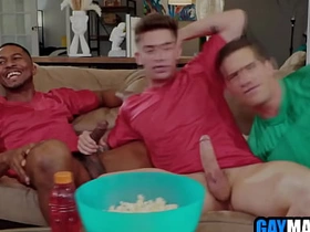 Football fan unorthodox used by white & black gay buddies telegram asian gay mating videos