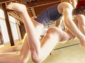 Pokemon Yaoi - Ash is fucked in a tatami - Asian Japanese Manga Anime Hentai Gay Porn asian gay students sex videos