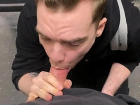 Public Blowjob until We got Caught gay asian hunk sex videos