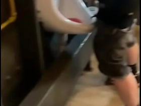 Unprofessional guy caught in public urinal (he can't conform with each other so he prefers to jerk off) hot gay asian sex videos