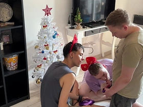 Skinny Twink Destroyes my Ass while my BF Cums on my Face asian gay sleep sexual congress videos