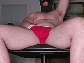 PhantomGentX Red Calvin Klein Throne Load! Robust Adroit Pumps & Cums Massive Hard asian girls gay copulation videos