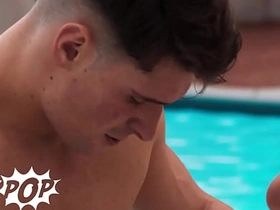 TWINKPOP - Jesse Stone Can’t Repel Malik Delgaty’s Cock And Gets His Tight Ass Fucked Poolside asian gay site hot sex videos