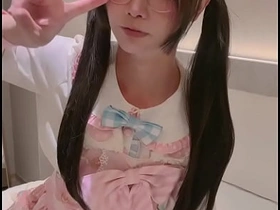 Cute big-dick femboy Scent jerks off alongside a pink clothing and cums asian gay sex videos asian gay site