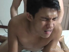 Daddy Fucks Asian Twink Benjie hot asian sex gay videos