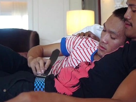 Asian Twinks Daniel and Sponger Bareback hard asian gay sex videos