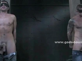 Two submissive, gay studs get thrashed asian gay dady sex videos