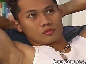 Sexy Asian twink loves paroxysmal retire from gay carnal knowledge videos asian s