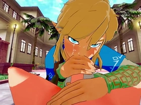 Zelda Genshin Impact Yaoi - Link x Tartaglia POV Handjob Blowjob and Fucked - Japanese asian manga anime diversion porn gay gay sex videos asian site