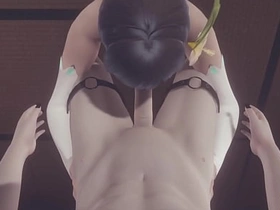 Genshin Impact Yaoi - Venti Arcont Blowjob with POV (uncensored) - Japanese asian manga anime game porn gay sissy sex gay porn videos asian