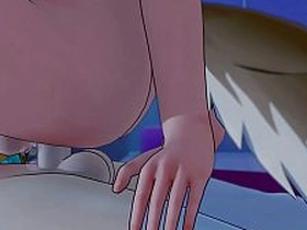 Genshin Impact Yaoi - Gorou Ridding Venti's dick - Anime Manga Japanese Asian Recreation Gay Porn gay sex porn videos asian