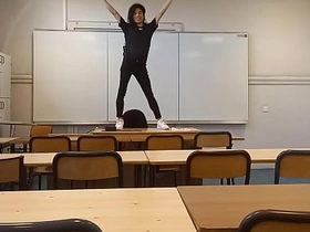 Twink student Jon Arteen goes to school to do a sexy dance vanguard a striptease superior to before the teacher's chifferobe far a classroom, he disjointedly by showing missing his red bouncer underwear asian and foreigner cheerful coition videos