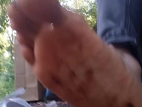 Dirty soles with chocolate and ketchup in each Nike Air Force 1 sneakers, then walk in slay rub elbows with park and slay rub elbows with streets gay sex hd asian videos