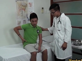 Asian twink anal examined with medical tools after strapping BJ asian gay sex videos boy team up tv