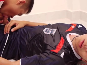 Asian stud barebacked unconnected with pissing gay after sucking dick asian gay romance and sex videos