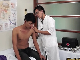 Skinny Asian enjoys anal playing distance from his geeky doctor asian gay uncut sex videos