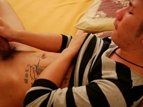 Asian gay strokes his cock in bed gay sex videos asian download