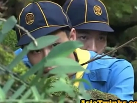 Skinny Asian scout enjoys outdoor coition check up on blowjob asian gay companions coition videos
