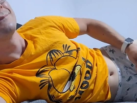 Horny College Boy Jerking off in Purfle while waiting be advantageous to StepDaddy asian teen gay sex videos twitter